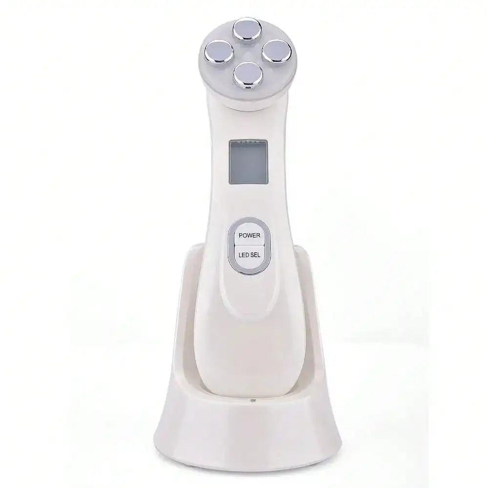 Mini Led Rejuvenation Wand Rechargeable Face Massage White