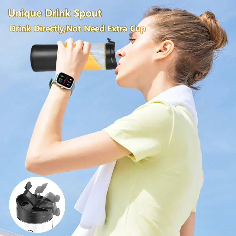 Mini Portable Rechargeable Electric Fruit Juicer Blender