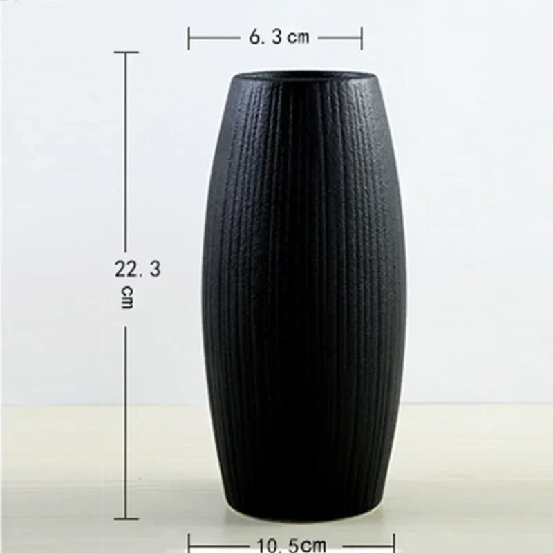 Ceramic Retro Vase Handmade Home Decor