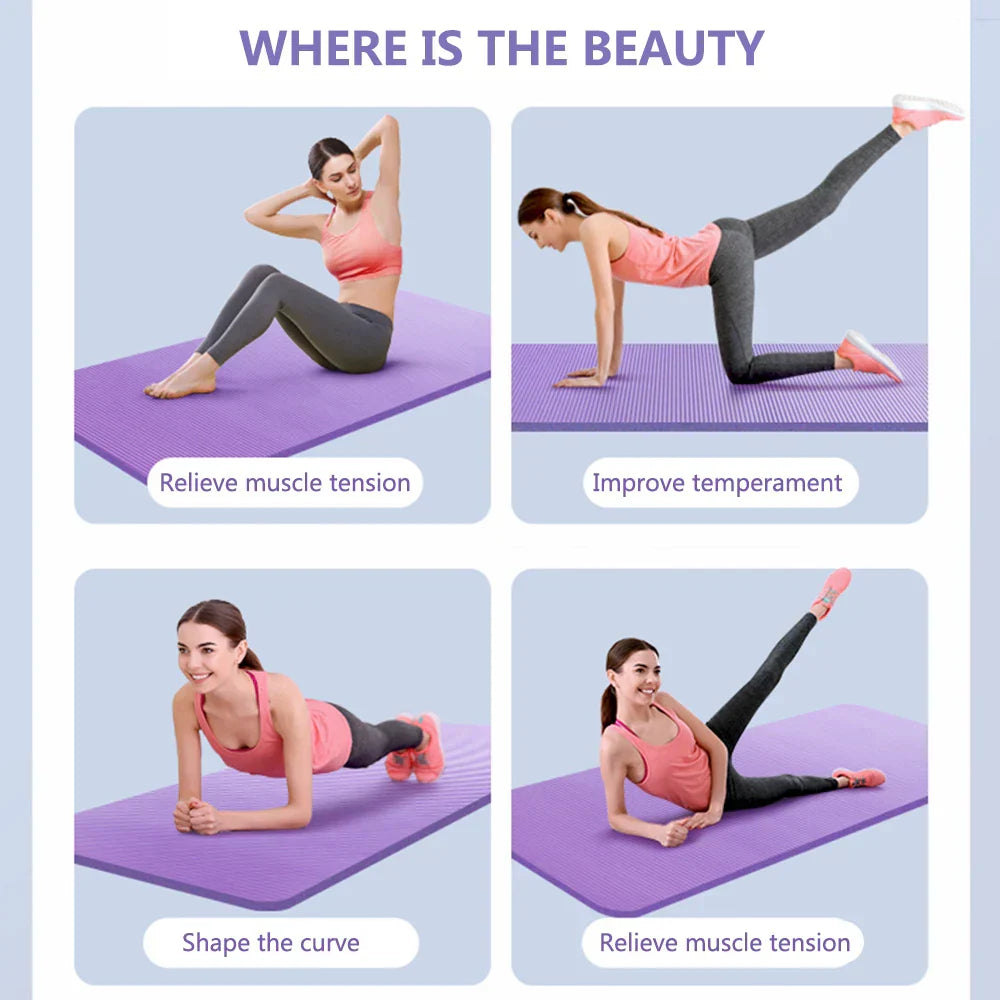 Anti-Slip Yoga Mat Thickness (15Mm)