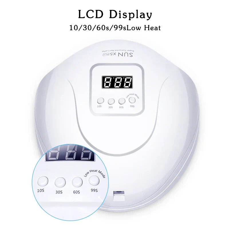 Led Nail Dryer Uv Lamp For Gel Polish (72W)