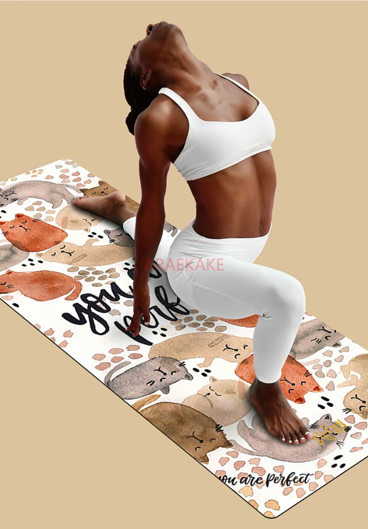 Anti-Slip Yoga Mat With Storage