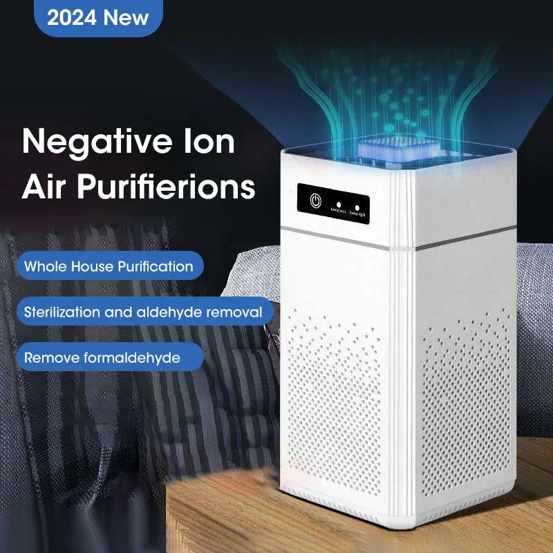 Negative Ion Air Purifier With Hepa Filter