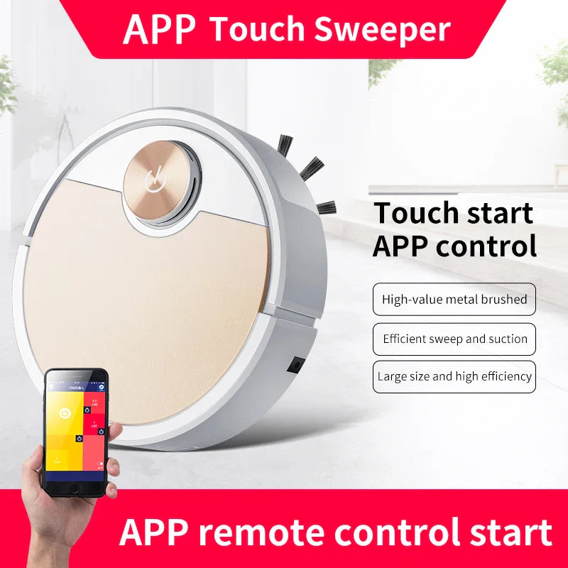 Smart Robot Vacuum Cleaner With App Control