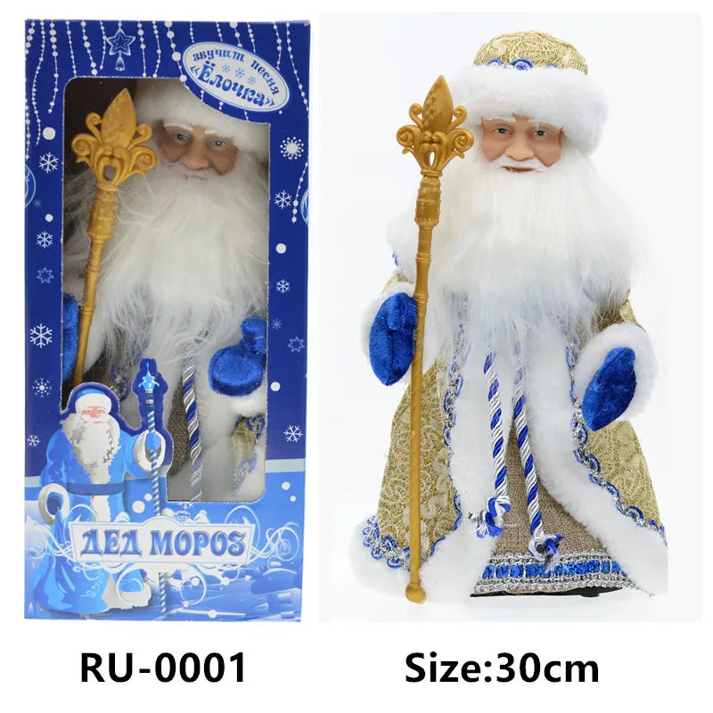 30Cm Electric Santa Claus Figurine