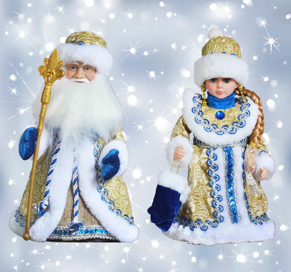 30Cm Electric Santa Claus Figurine