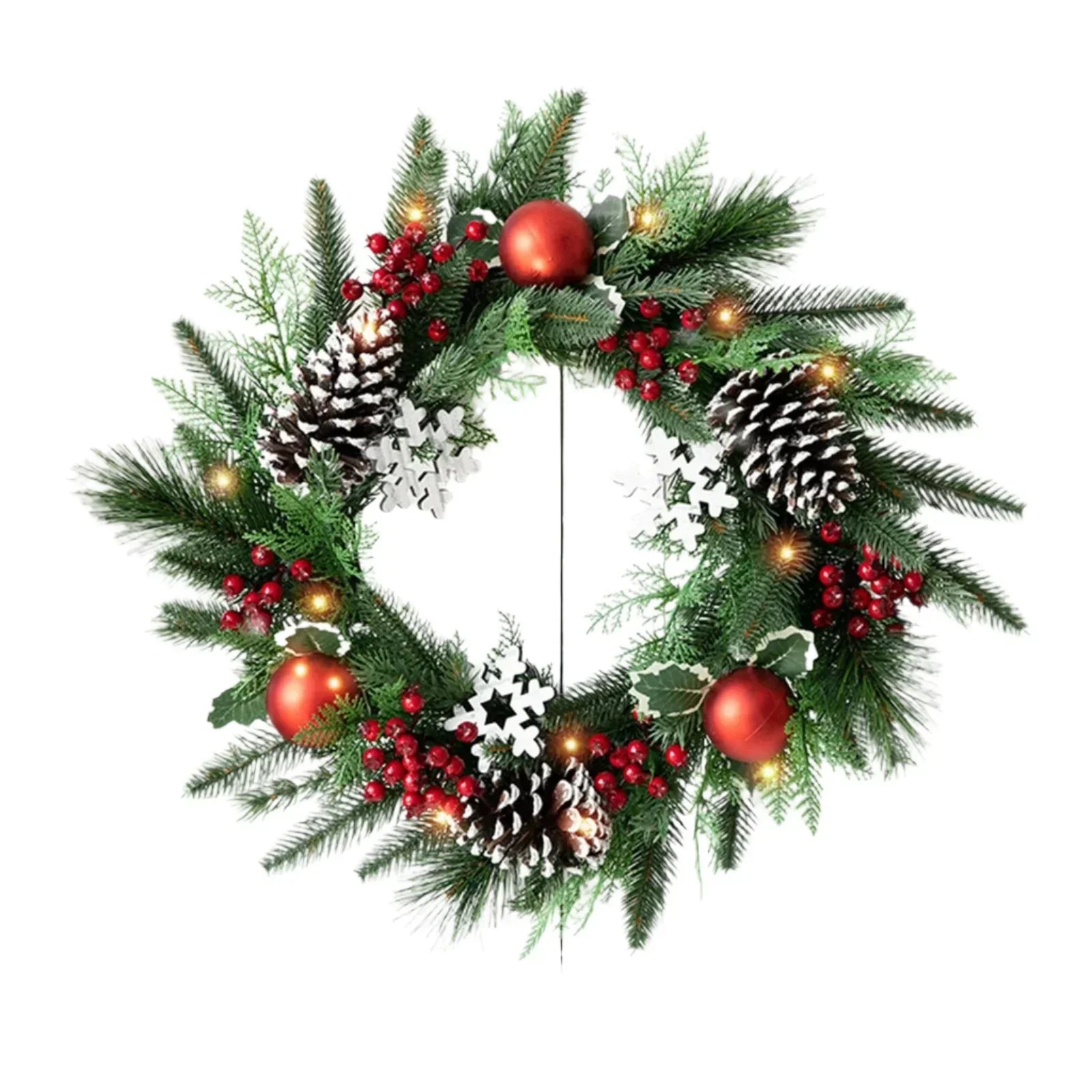 Artificial Christmas Wreath Door Hanging Decor