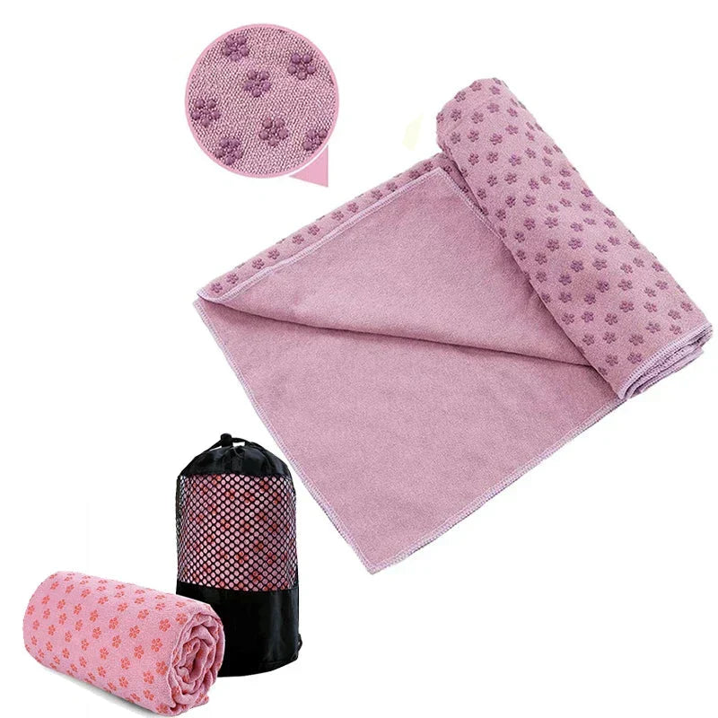 Non-Slip Portable Yoga Towel & Fitness Mat