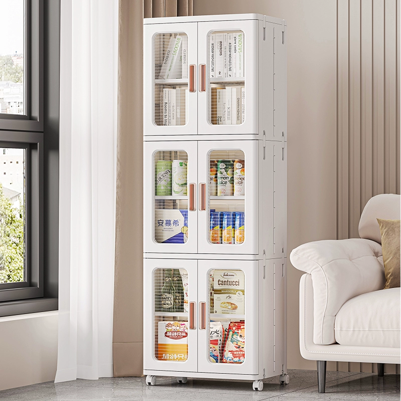 Foldable Plastic Storage Cabinet For Clothes & Toys