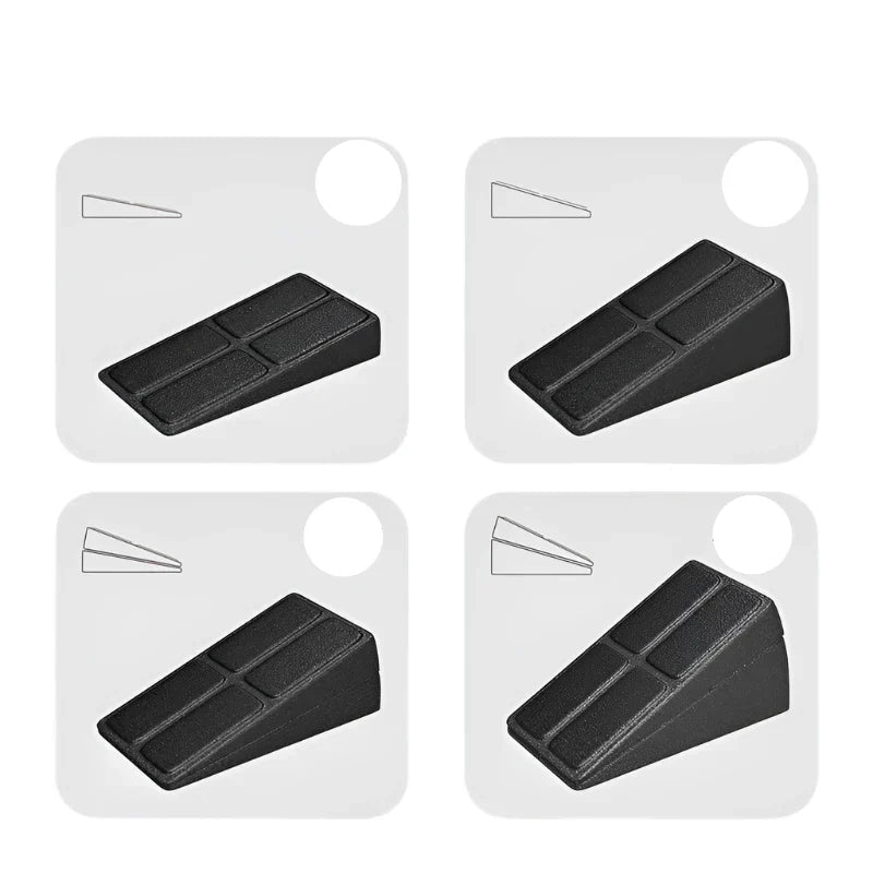Deadlift Squat Foot Pad Auxiliary Force Device - Black (Three-Piece Set)