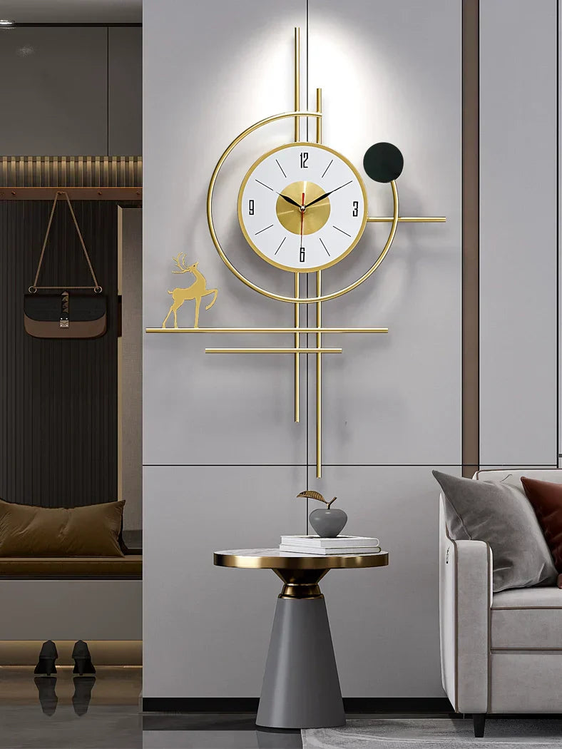 Luxury Fashion Wall Art Clock | 42X66 Cm