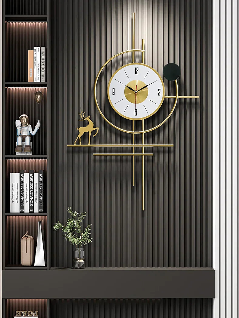 Luxury Fashion Wall Art Clock | 42X66 Cm
