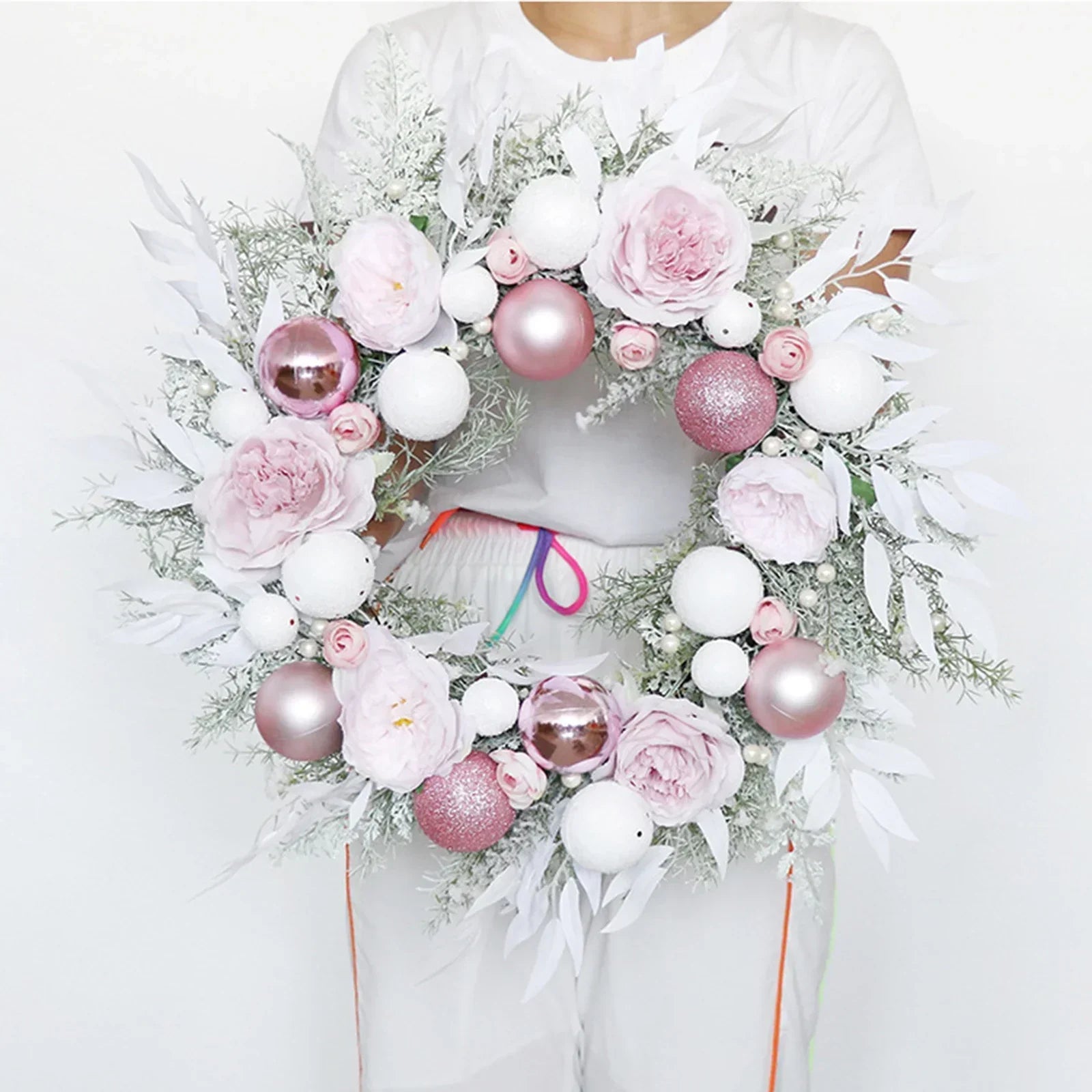 Christmas Wreath Artificial Garland For Holiday Decor