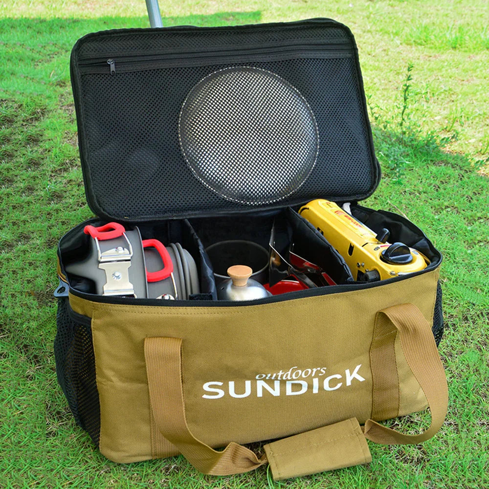 Waterproof Outdoor Travel Cooler & Lunch Box (Khaki)