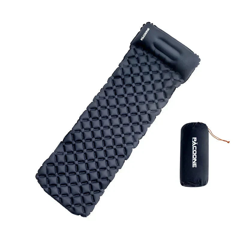 Ultralight Outdoor Camping Air Mattress With Pillow