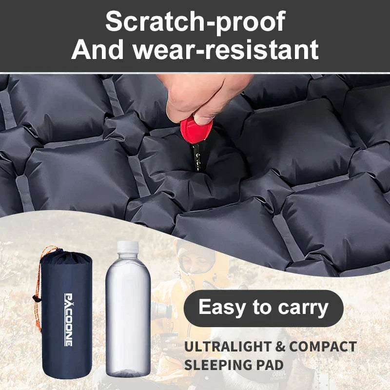 Ultralight Outdoor Camping Air Mattress With Pillow