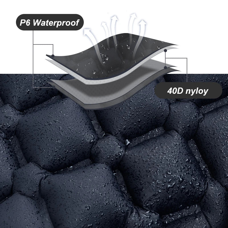 Ultralight Outdoor Camping Air Mattress With Pillow