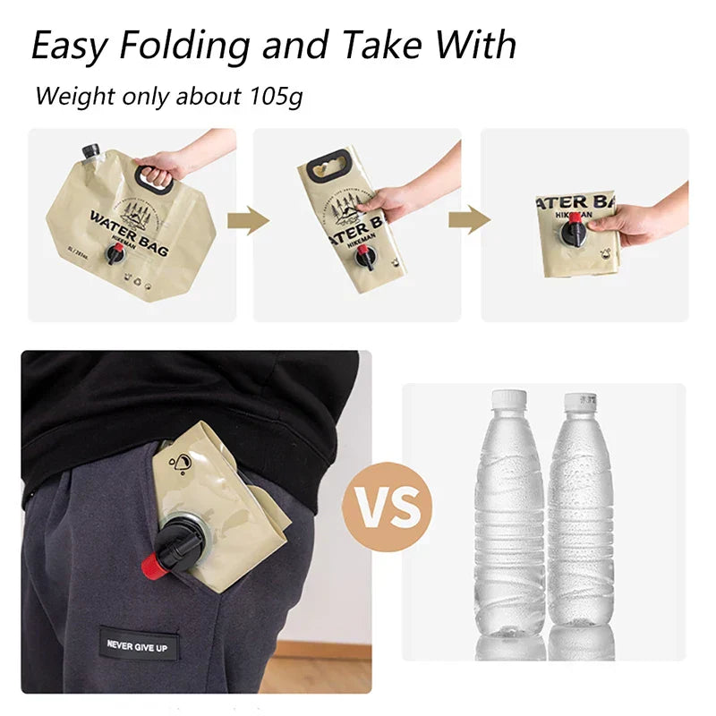 Outdoor Mini Folding Water Bag For Camping