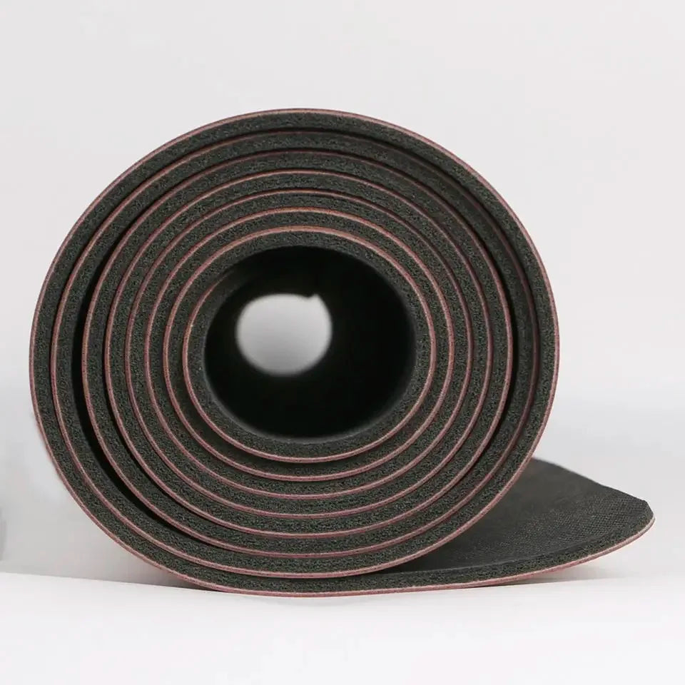 Leather & Rubber Custom Print Yoga Mat