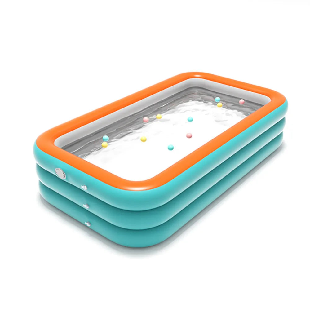 Inflatable Swimming Pool Portable Fun For Kids & Adults