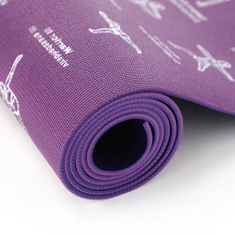 Pvc Non-Slip Men'S Fitness Mat For Yoga & Pilates