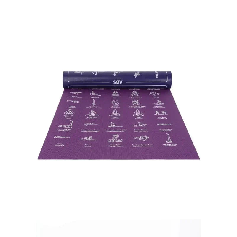 Pvc Non-Slip Men'S Fitness Mat For Yoga & Pilates