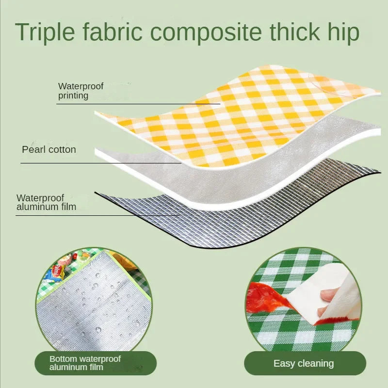Portable Folding Picnic Mat Waterproof Outdoor Blanket