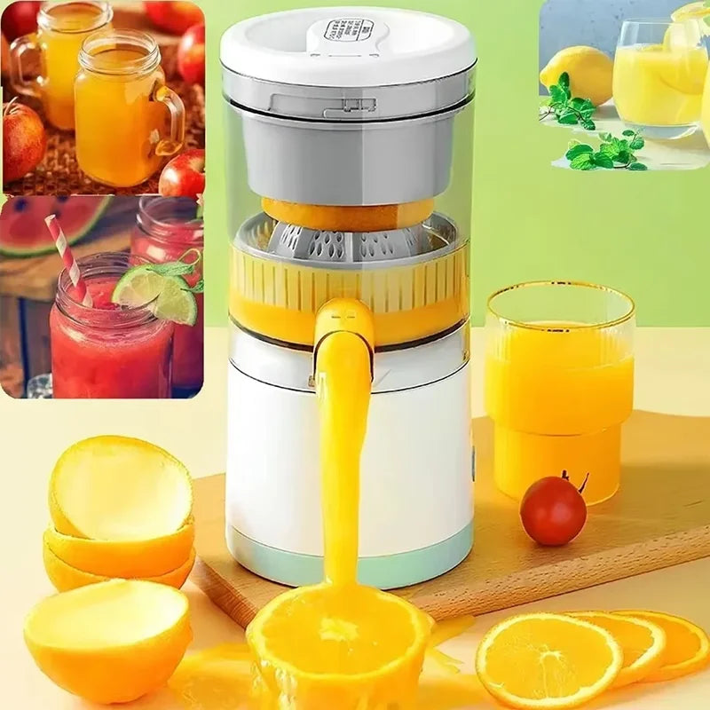 Portable Electric Citrus Juicer USB Rechargeable White