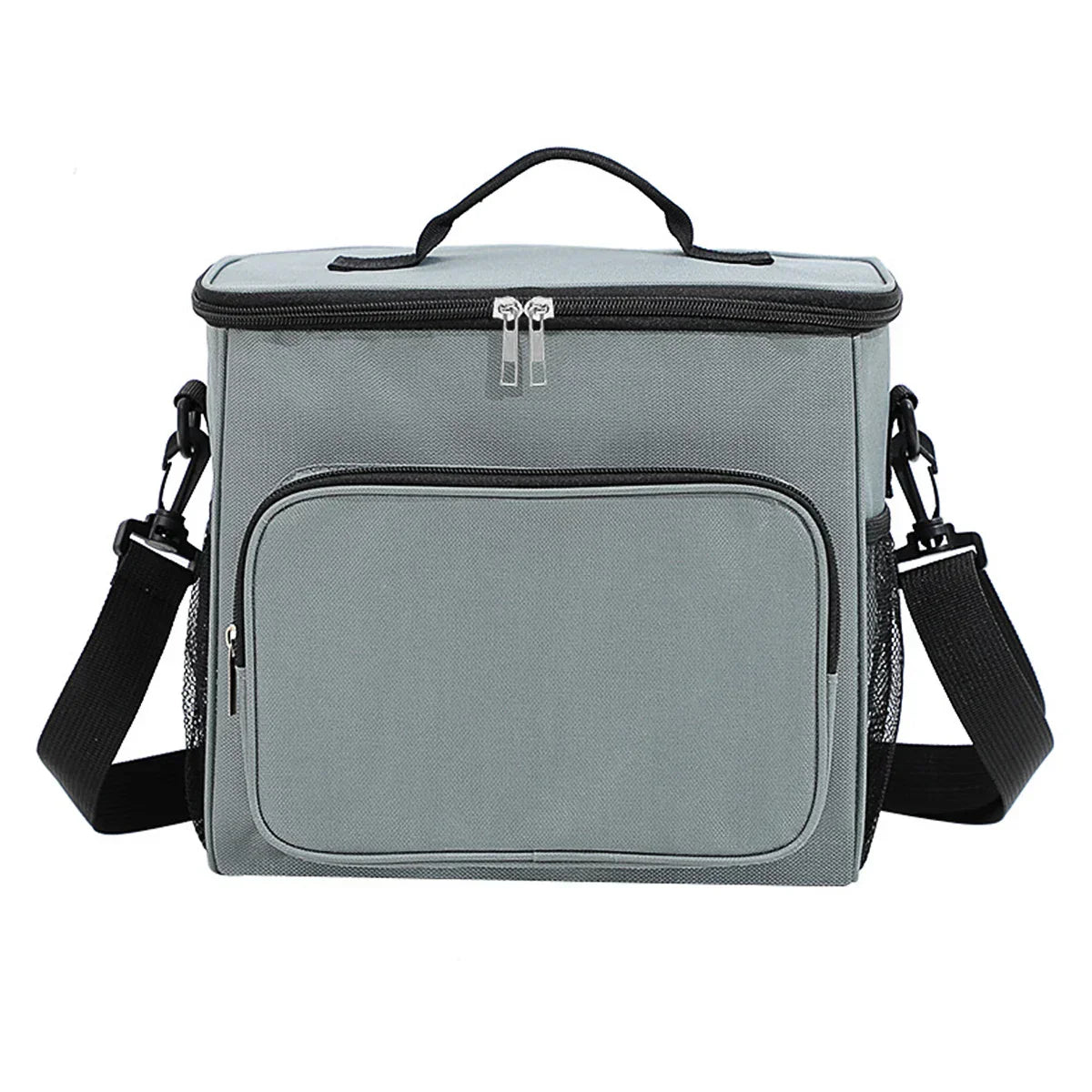 Portable Insulated Lunch Bag Waterproof Cooler (Grey)