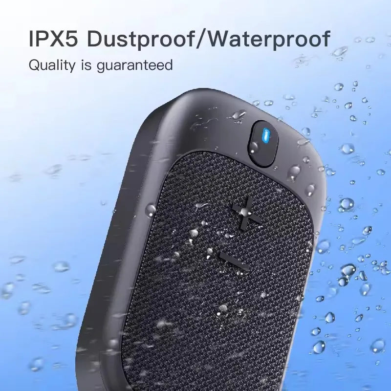 Portable Mini Bluetooth Speaker With Waterproof (Black)