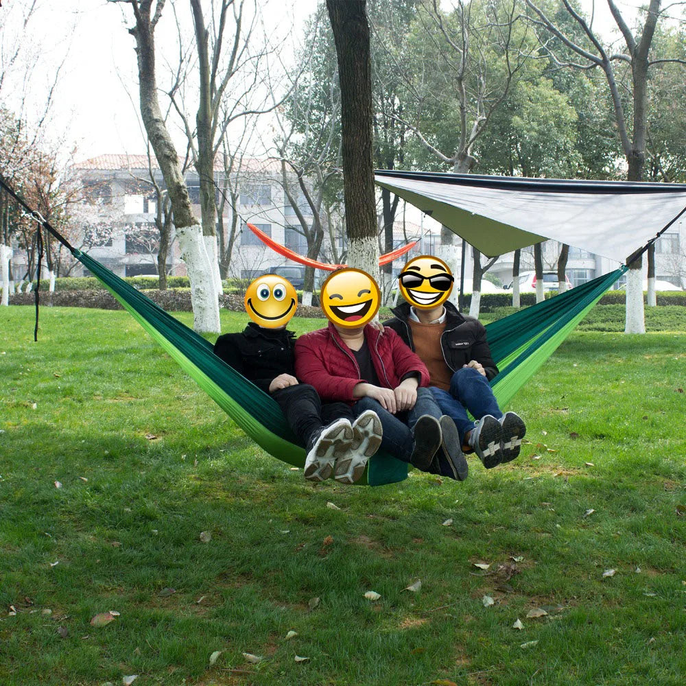 Portable Nylon Parachute Camping Hammock