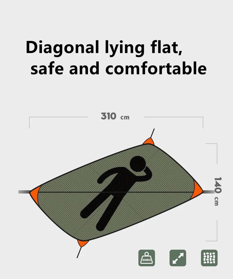 Portable Mosquito Net Hammock For Outdoor