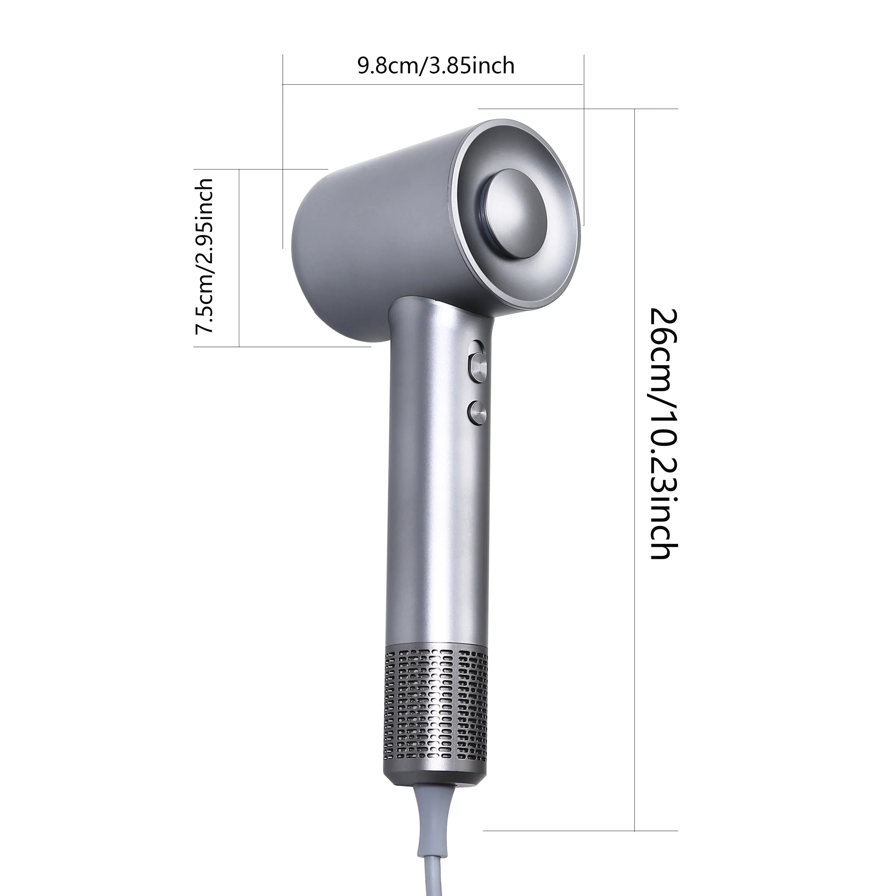 Professional Negative Ionic High-Speed Hair Dryer With Led Light
