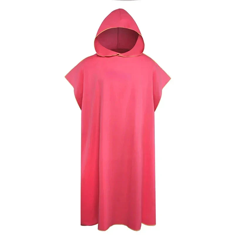 Quick-Drying Hooded Bathrobe For Swimming & Fitness