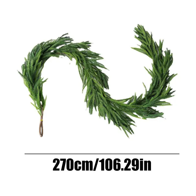 Real Touch Norfolk Pine Christmas Garland