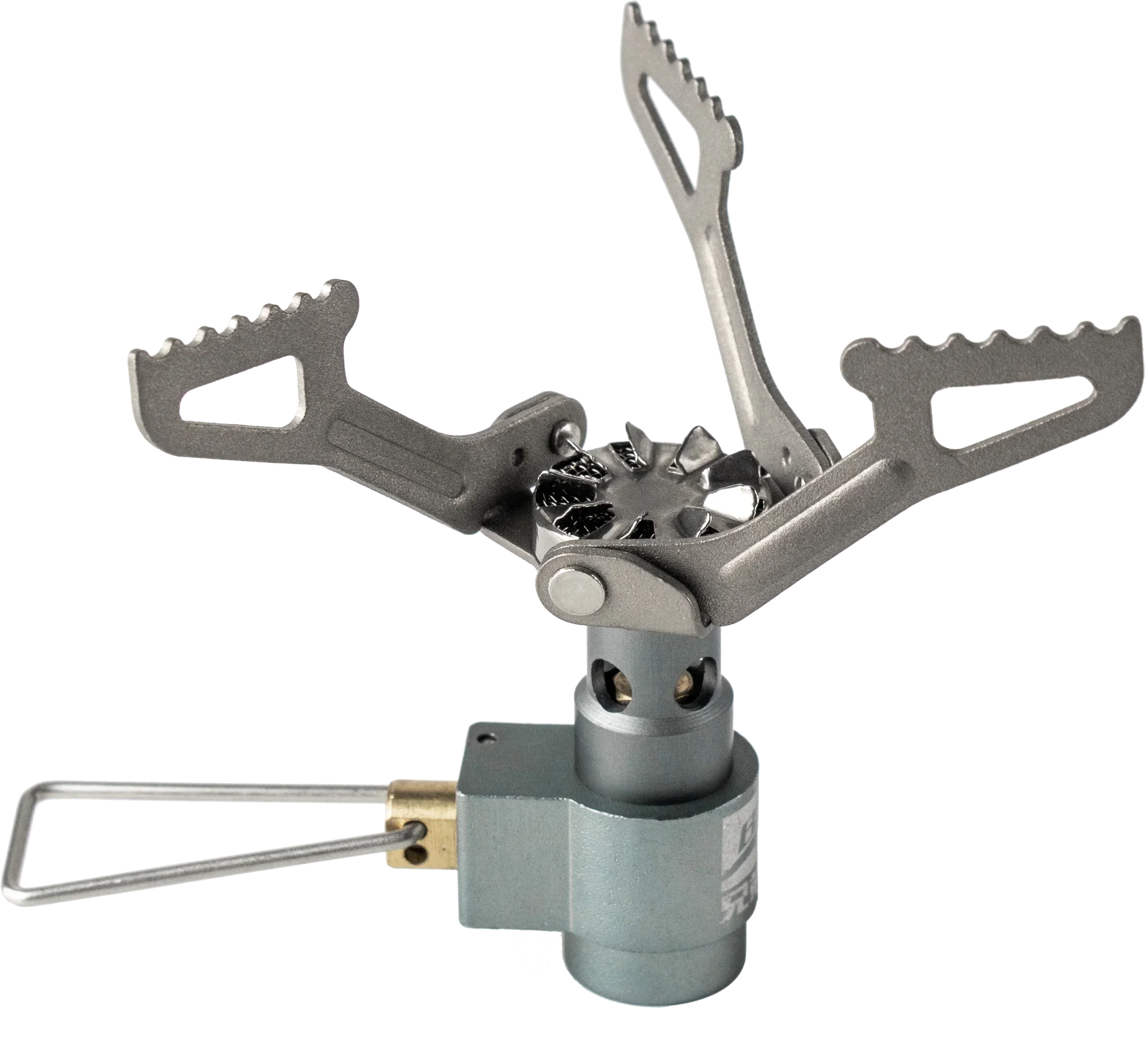 Mini Camping Gas Burner Pocket Stove Grey