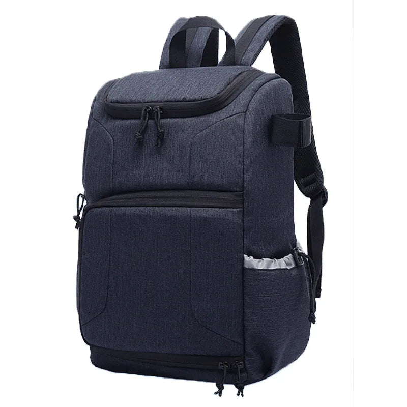Waterproof Camera Backpack Navy Blue