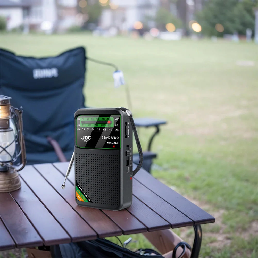 Emergency Pocket Radio Black