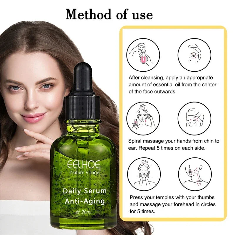 Instant Wrinkle Remover Serum - Aloe Vera & Vitamin C Infused