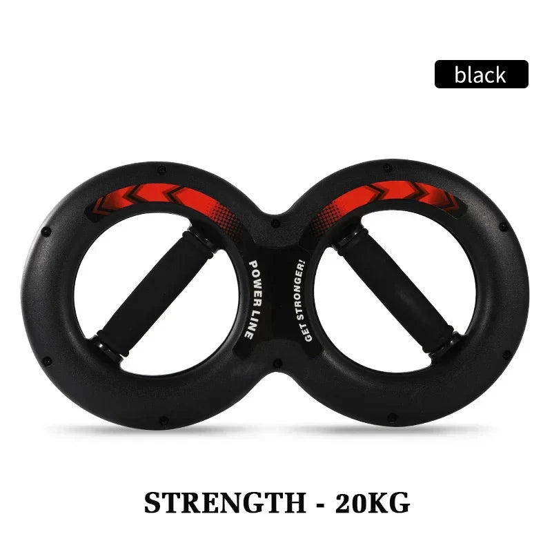20KG 8-Word Hand Grip Strength Trainer Black