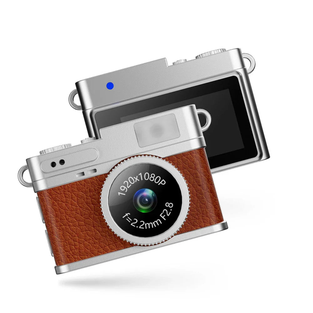 Mini Retro Digital Camera Brown