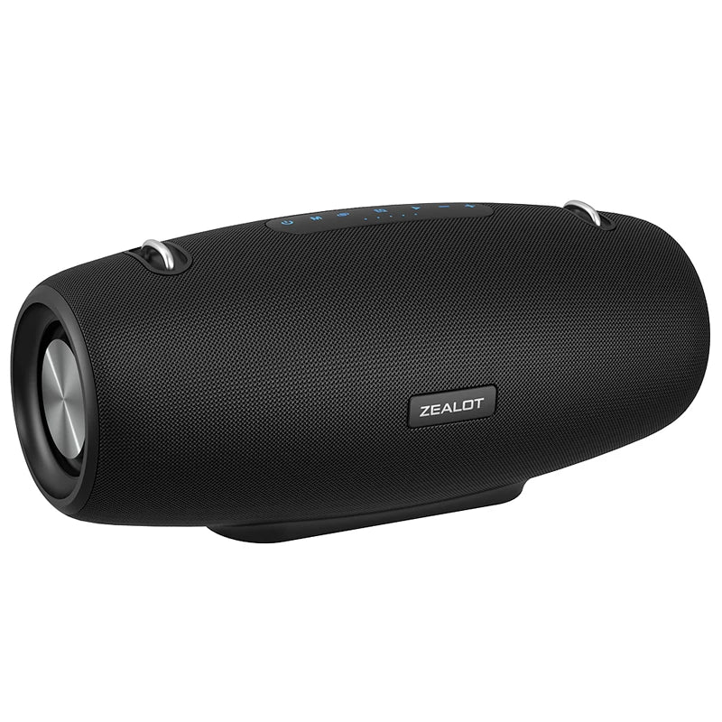 Bluetooth Speaker with Shoulder Strap Black