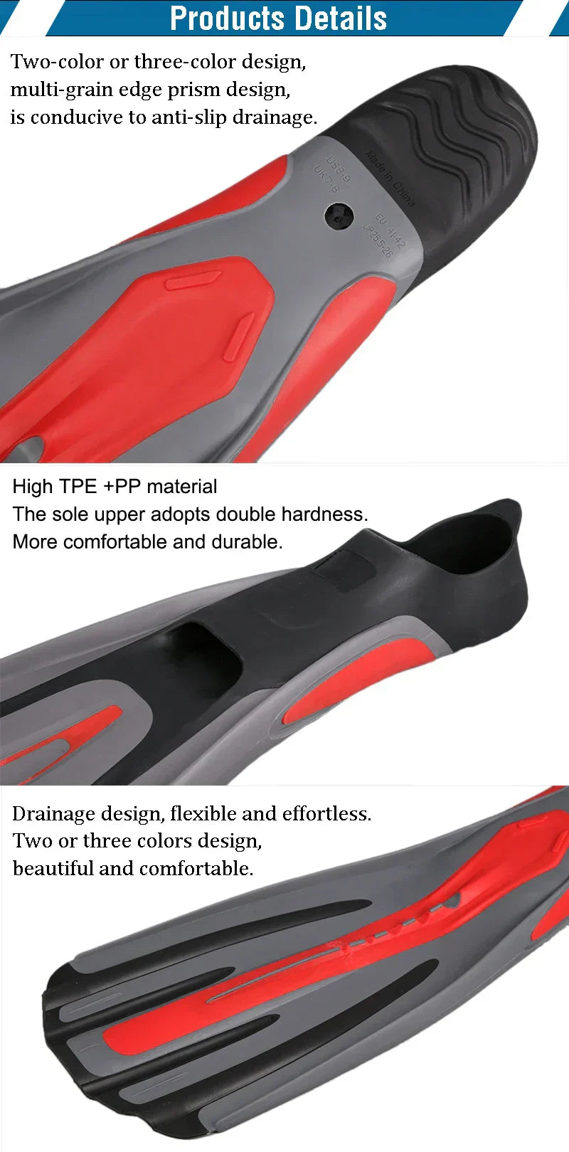 Professional Adult Swimming Fins