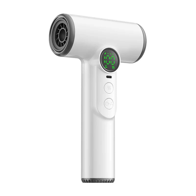 Cordless Hair Dryer – Rechargeable Type-C Portable Hot & Cold Air Dryer