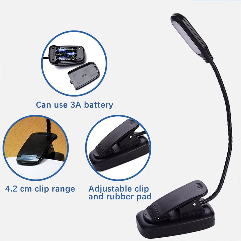 LED Eye Protection Night Light Study Desk Lamp