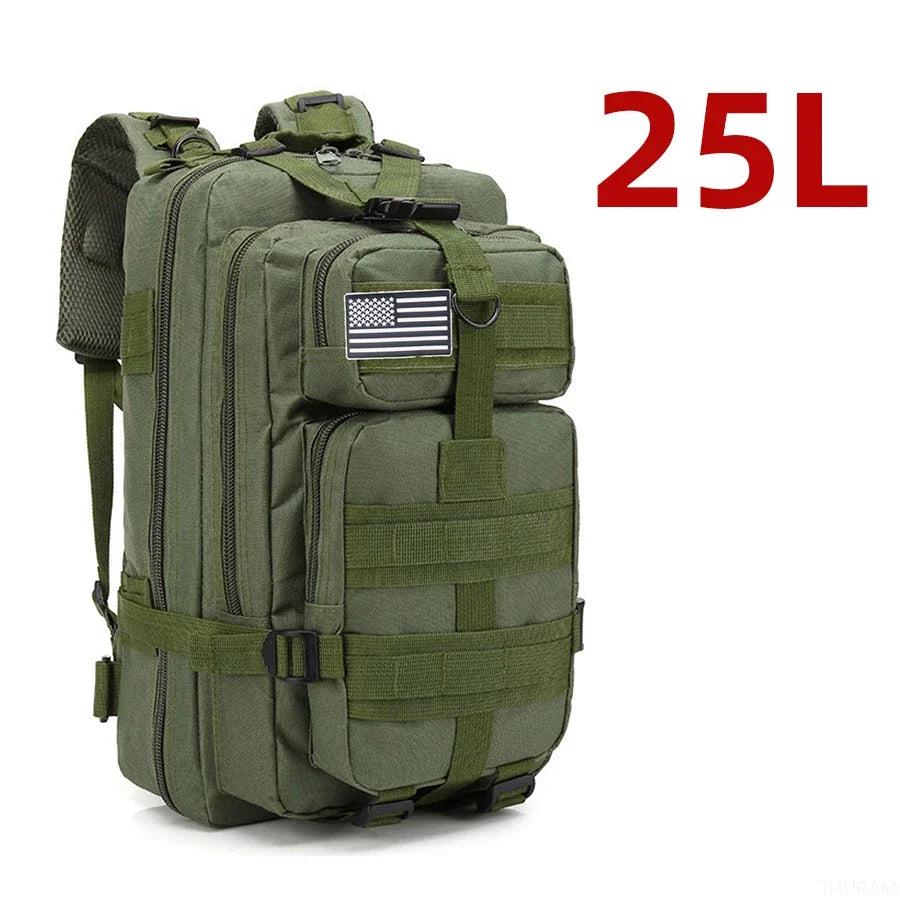 Waterproof Hiking Backpack Outdoor Bag (Green)