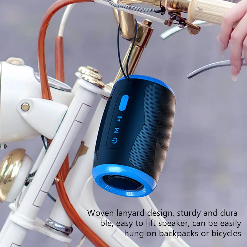 Portable Wireless Bluetooth Speaker Blue