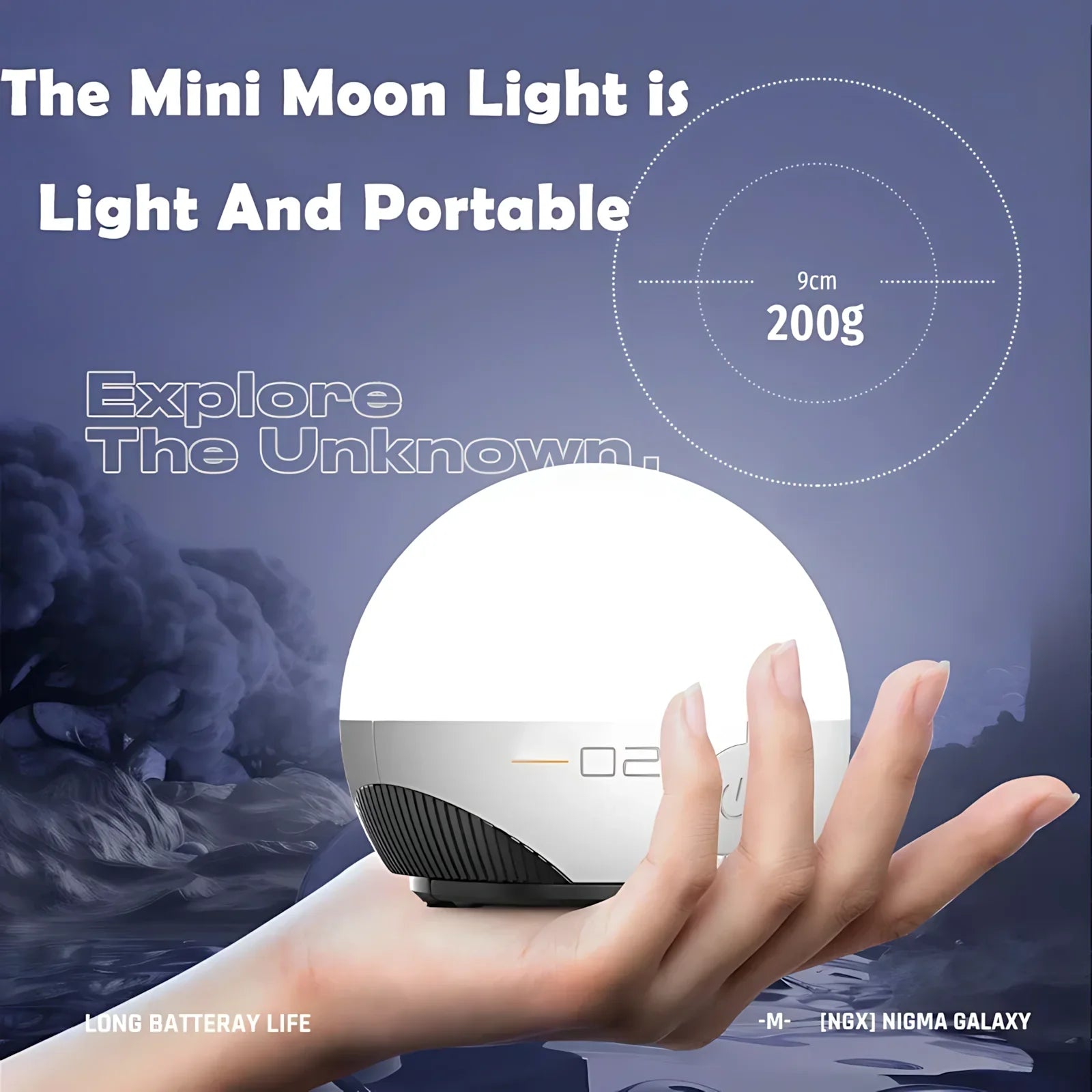 Portable 5200mAh RGB Rechargeable Camping Lantern – Waterproof LED Light with Magnetic Base