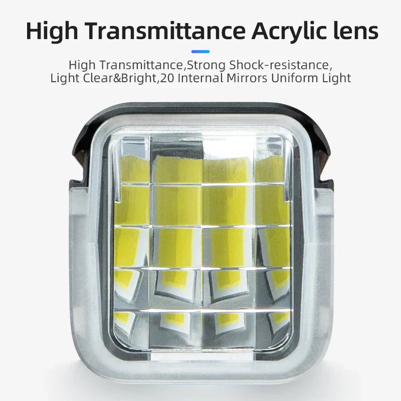 Bike Front Light 1500LM, 5000mAh Rechargeable LED Headlamp with Smart Sensor