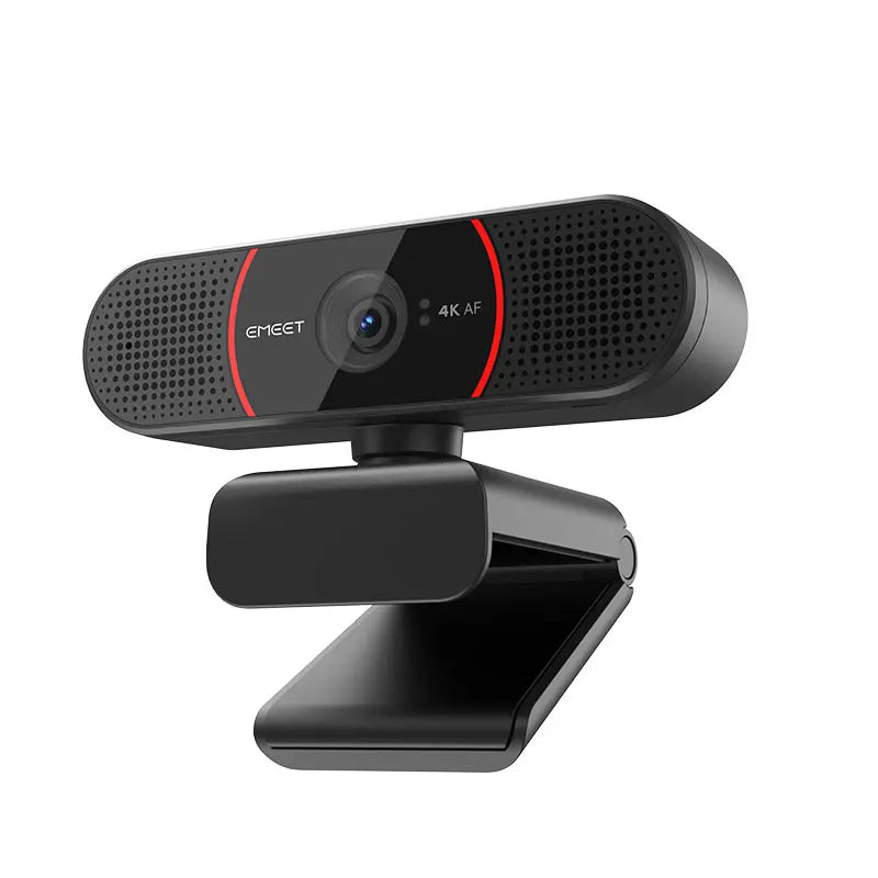 4K USB Mini Webcam with Sony Sensor Autofocus Black